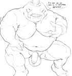  absurd_res anthro balls catfish claws clothing dialogue digital_drawing_(artwork) digital_media_(artwork) english_text finger_claws fish flaccid foreskin genitals hat headgear headwear hi_res humanoid_genitalia humanoid_penis league_of_legends male marine musclegut navel penis riot_games sketch solo tahm_kench_(lol) talking_to_viewer text ursso_(artist) 