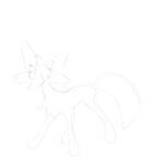  2d_animation animated canid canine female feral fox labbit1337 low_res mammal sketch solo tail tail_motion tailwag 