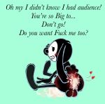  anthro anus big_butt bodily_fluids butt cum cum_in_ass cum_inside disney genital_fluids hi_res lagomorph leporid male mammal negafelix oswald_the_lucky_rabbit pubes rabbit sensual_pose sex solo text tired wake_up 