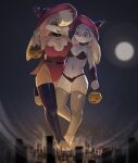  absurd_res city clothing disney duo female female/female hat headgear headwear hi_res judy_hopps lagomorph leporid lola_bunny looney_tunes macro mammal rabbit ti-suger warner_brothers witch_hat zootopia 