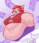  anthro belly bovid breasts caprine clothed clothing domestic_cat english_text felid feline felis female group hair hi_res horn katy_kat lammy_lamb lipstick ma-san makeup mammal mouse murid murine navel obese obese_anthro obese_female open_mouth overweight overweight_anthro overweight_female parappa_the_rapper pumpplum red_hair rodent sheep solo_focus sony_corporation sony_interactive_entertainment text um_jammer_lammy 