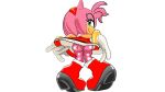  amy_rose anthro boots clothed clothing female footwear fur genitals glistening glistening_body glistening_eyes hair headgear headwear hi_res light lighting looking_at_viewer looking_back mii2sii multicolored_body no_underwear pink_body pink_fur pink_hair pokesiimii pose presenting presenting_pussy pussy sega shaded simple_background smile smiling_at_viewer smirk smirking_at_viewer solo sonic_the_hedgehog_(series) thick_thighs two_tone_body 