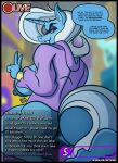  anthro anthrofied anus big_breasts big_butt blue_body breasts butt dildo equid equine female friendship_is_magic hasbro hi_res horn looking_at_viewer looking_back looking_back_at_viewer mammal my_little_pony sex_toy sketchybug solo trixie_(mlp) unicorn 