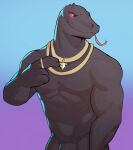  anthro epic_games forked_tongue fortnite genitals grey_body grey_scales hi_res jewelry jrjresq komodo_dragon lizard male monitor_lizard muscular muscular_anthro muscular_male necklace nude penis penis_base red_eyes reptile ring_(jewelry) scales scalie smile solo thunder_(fortnite) tongue tongue_out 