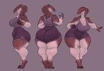  anthro big_breasts big_butt bottle bottomwear breasts butt clothed clothing container female gym_bottomwear gym_clothing hi_res looking_at_viewer scalie shirt solo tank_top thecoatl034 thick_thighs topwear water_bottle wide_hips 