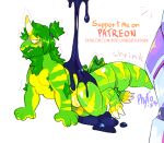  animate_inanimate gecko goo_(disambiguation) hi_res lizard micro nullification reptile scalie shrinking size_transformation slime toy transformation 
