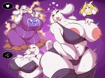  &lt;3 anthro areola asgore_dreemurr beard big_breasts blonde_hair boss_monster bovid bra breasts caprine clothing dessert duo facial_hair female floppy_ears food gin-blade goat hair hand_in_underwear hi_res horn huge_breasts male mammal navel nipples one_breast_out one_eye_closed open_mouth panties pie pink_areola pink_nipples purple_eyes robe slightly_chubby solo_focus thick_thighs toriel undertale undertale_(series) underwear white_body wide_hips 