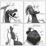  &lt;3 anthro anthro_pred anthro_prey areola big_breasts bodily_fluids breasts comic deep_navel describing_belly digestion_noises drooling female generation_2_pokemon generation_6_pokemon genitals goodra hand_on_neck head_in_mouth hi_res huge_belly larger_anthro larger_female long_neck looking_at_belly looking_down low-angle_view male male/female male_prey moan multiple_prey navel nintendo nipples oral_vore overweight overweight_anthro overweight_female pichu pokemon pokemon_(species) puffed_cheeks pussy saliva sigh size_difference smaller_anthro smaller_male speech_bubble tairedfox thick_thighs vore wide_hips 
