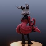  3d_(artwork) absurd_res anthro clothing demon digital_media_(artwork) gratewryder helluva_boss hi_res horn humanoid imp latex male moxxie_(helluva_boss) moxxie_(valorlynz) red_body yellow_eyes 