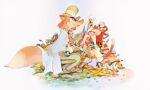  &quot;honest&quot;_john_foulfellow canid canine clothing domestic_cat felid feline felis fox gideon_(pinocchio) hat headgear headwear male mammal pinocchio tail thread top_hat yanep 