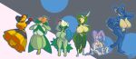  anthro areola big_breasts blue_areola blue_nipples breasts elemental_creature elemental_humanoid featureless_crotch flora_fauna generation_1_pokemon generation_4_pokemon generation_5_pokemon green_areola green_nipples handstand huge_breasts humanoid leavanny lilligant mienshao mismatched_nipples nidoqueen nintendo nipples nude one_eye_closed plant plant_humanoid pokemon pokemon_(species) red_areola red_nipples roserade short_stack tan_areola tan_nipples trcfan vespiquen wink 