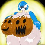  absurd_res alpha_pokemon anthro areola beach big_breasts big_butt bloodtail blue_areola blue_nipples breasts butt female gardevoir generation_3_pokemon hi_res huge_breasts huge_butt humanoid hyper hyper_breasts hyper_butt nintendo nipples not_furry pokemon pokemon_(species) seaside solo 