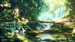  blue_butterfly bug butterfly forest muv-luv nature no_humans plant popgun_(22882502) scenery sunlight water waterfall wolf 