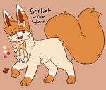  eeveelution feral fur generation_6_pokemon hi_res male_(lore) model_sheet nintendo orange_body orange_fur orange_tail pink_eyes pokemon pokemon_(species) quadruped solo sorbet_(transtorracat) sylveon tail tan_body tan_fur transtorracat 