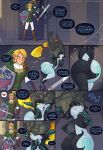  big_butt blonde_hair butt clothed clothing cobatsart female hair hi_res humanoid hylian larger_male link male melee_weapon midna nintendo short_stack size_difference smaller_female sword the_legend_of_zelda twili twilight_princess weapon 