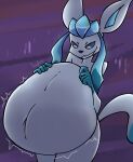  ambiguous_gender anthro belly big_belly big_bulge bulge duo duo_focus eeveelution fing0re generation_4_pokemon glaceon group hi_res huge_belly hyper hyper_belly nintendo pokemon pokemon_(species) thick_thighs vore wide_hips 