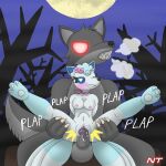  &lt;3 &lt;3_eyes 1:1 abdominal_bulge alolan_form alolan_vulpix anthro aurora_ledekova balls big_dom_small_sub blush blush_lines bodily_fluids bow_accessory breasts canid canine chair_position clawed_fingers claws clenched_teeth dominant duo eyelashes female forest forest_background fox from_behind_position fur generation_7_pokemon genital_fluids genitals glowing glowing_eyes grey_body grey_fur hair halloween hands_behind_back head_tuft hi_res holding_both_legs holding_legs_up holidays humanoid_genitalia leg_grab male male/female mammal moon multi_tail nature nature_background night ninjatreecko nintendo nipples outside outside_sex paws penetration penis plant pokemon pokemon_(species) pokemorph pussy pussy_juice red_eyes regional_form_(pokemon) scarf sex size_difference sound_effects spread_legs spread_pussy spreading tagme tail teeth text thigh_grab tree tuft vaginal vaginal_penetration were werecanid werecanine werewolf white_body 