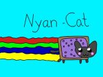  cat epic_ikuto grey_fur non-web_source nyan_cat rainbow 