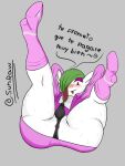  @sunraw4 absurd_res bulge gardevoir generation_3_pokemon girly hi_res humanoid looking_at_viewer male nintendo pokemon pokemon_(species) solo text thighs 