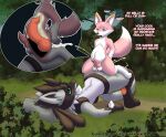  absurd_res alex_delobo_(character) anal anal_penetration animal_genitalia animal_penis anthro anus ass_up balls birthmark blush bodily_fluids braixen_(braixensanders) butt canid canine canine_genitalia cowgirl_position cum cum_in_ass cum_inside cum_on_body cumshot dichromatic_eyes digital_media_(artwork) duo ejaculation erection eyewear fluffy fox from_front_position fur generation_4_pokemon genital_fluids genitals glasses hi_res k9player_(artist) knot knotting looking_down lucario male male/male male_on_bottom male_penetrated male_penetrating male_penetrating_male mammal markings nintendo nude on_bottom on_top open_mouth pawpads penetration penis pokemon pokemon_(species) raised_tail riding sex spikes spread_legs spreading tail 