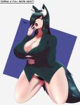  2021 absurd_res animal_humanoid big_breasts black_hair blue_eyes breasts canid canid_humanoid canine canine_humanoid cleavage clothed clothing dialogue_box english_text female hair hi_res huge_breasts humanoid inner_ear_fluff long_hair mammal mammal_humanoid not_furry onomatopoeia open_mouth panties roselia_van_blanc shirt solo sound_effects text tired topwear tuft underwear wolf_humanoid wolf_tail yawn 