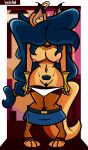  absurd_res anthro big_tail blue_hair bottomwear breasts brown_body brown_ears brown_fur canid canine canis carmelita_fox clothed clothing female fox fur genitals hair hi_res legwear long_hair mammal navel orange_body orange_fur panties panties_down partially_clothed playstation pussy skirt skirt_down sly_cooper_(series) solo sony_corporation sony_interactive_entertainment sparksaxel stockings sucker_punch_productions tail underwear underwear_down undressing 