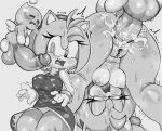  amy_rose anal anal_penetration anthro areola balls big_balls big_breasts big_penis bodily_fluids breasts chao_(sonic) clothing cum cum_in_ass cum_inside dress duo erection eulipotyphlan eyes_closed female female_penetrated genital_fluids genitals gloves handwear hedgehog hi_res huge_penis larger_female male male/female male_penetrating male_penetrating_female mammal monochrome narrowed_eyes nipples nude open_mouth panties penetration penis precum pussy sappucaio sega sex size_difference small_but_hung smaller_male sonic_the_hedgehog_(series) sweat thick_thighs underwear wings 