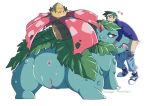  anus duo fellatio female feral generation_1_pokemon genitals greasyhyena human interspecies licking male male/female mammal nintendo oral penile penis penis_lick pokemon pokemon_(species) pokephilia pussy sex tongue tongue_out venusaur 