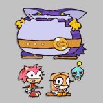  1:1 2023 absurd_res amy_rose anthro belt big_ears big_the_cat biped blue_body bow_tie bow_tie_only breasts cas_van_de_pol chao_(sonic) cheek_tuft cheese_the_chao chest_tuft clothed clothed_anthro clothed_female clothing colored conjoined_eyes countershade_face countershade_torso countershading cream_the_rabbit derp_eyes digital_drawing_(artwork) digital_media_(artwork) domestic_cat dress eulipotyphlan eyelashes facial_tuft felid feline felis female female_anthro floating floppy_ears footwear fur gloves grey_background group hair handwear hedgehog hi_res lagomorph leporid long_ears lop_ears maine_coon male male_anthro mammal mobian_cat mobian_hedgehog mobian_rabbit model_sheet mostly_nude mostly_nude_anthro mostly_nude_male naturally_censored orange_clothing orange_footwear orange_sandals overweight overweight_anthro overweight_male pink_body pink_fur pink_hair pink_quills prick_ears purple_body purple_countershading purple_fur purple_stripes purple_tuft rabbit red_bow_tie red_clothing red_dress red_footwear red_hairband red_shoes sandals sega shoes simple_background sonic_the_hedgehog_(series) standing striped_body striped_fur stripes tail tan_body tan_countershading tan_fur tuft white_clothing white_gloves white_handwear yellow_clothing yellow_footwear yellow_gloves yellow_handwear yellow_sclera yellow_shoes young 