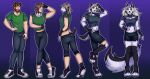  after_transformation anthro canid canine canis female gender_transformation helluvaboss hi_res kiri-anko loona male mammal sequence solo to transformation wolf 