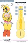  absurd_res animatronic female five_nights_at_freddy&#039;s five_nights_at_freddy&#039;s_2 glowing glowing_eyes hi_res holding_object humanoid kushy_wushy looking_at_viewer machine penetrable_sex_toy robot robot_humanoid scottgames sex_toy sharp_teeth solo teeth toy_chica_(fnaf) 