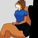  anthro big_butt butt duo female heydaysfm lisa_(disambiguation) male mammal penis_shadow rodent sciurid surprise thick_thighs tree_squirrel wide_hips 