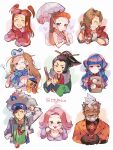  4girls 5boys :d ^_^ absurdres ace_attorney ace_attorney_investigations ace_attorney_investigations:_miles_edgeworth apollo_justice:_ace_attorney april_may beard bird_mask blue_hair blue_scarf blunt_bangs blush breasts brown_gloves brown_hair bubble bug butterfly cammy_meele cleavage closed_eyes closed_mouth collared_shirt commentary_request dahlia_hawthorne damon_gant dress facial_hair fingerless_gloves folding_fan gloves green_shirt grey_hair hagoromo hair_bun hair_ornament hair_over_one_eye hair_stick hanaon hand_fan hand_to_own_mouth head_scarf herman_crab highres holding holding_fan holding_sketchbook holding_stuffed_toy holding_umbrella jacket japanese_clothes kimono lab_coat long_hair long_sleeves looking_at_viewer mask matt_engarde multiple_boys multiple_girls necktie one_eye_closed open_mouth orange_hair orange_jacket own_hands_together parasol paw_pose phoenix_wright:_ace_attorney phoenix_wright:_ace_attorney_-_dual_destinies phoenix_wright:_ace_attorney_-_justice_for_all phoenix_wright:_ace_attorney_-_spirit_of_justice phoenix_wright:_ace_attorney_-_trials_and_tribulations pink-tinted_eyewear pink_hair pink_headwear pink_jacket pink_sweater red_eyes red_hair red_jacket red_necktie sarushiro_souta scarf shawl shirt short_hair short_sleeves single_hair_bun sketchbook sleepy sleeves_past_fingers sleeves_past_wrists smile stuffed_toy sweater tinted_eyewear uendo_toneido umbrella v-shaped_eyebrows vera_misham white_background white_dress white_hair white_headwear white_umbrella 