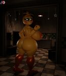  &lt;3 &lt;3_eyes 2023 3d_(artwork) 5_fingers animatronic anthro areola avian big_breasts bird blush blush_stickers breasts butt chicken digital_media_(artwork) female feversfm fingers five_nights_at_freddy&#039;s five_nights_at_freddy&#039;s_2 galliform gallus_(genus) hi_res huge_breasts looking_at_viewer lovetaste_chica machine nipple_piercing nipple_ring nipples nude orange_areola orange_nipples phasianid piercing ring_piercing robot scottgames solo standing toy_chica_(fnaf) yellow_body 