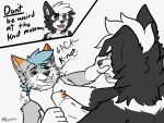  2022 anthro asphyxiation canid canine canis choking dialogue domestic_dog duo english_text hi_res m4yson male mammal simple_background text white_background wolf 