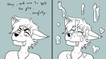  16:9 anthro canid canine canis comic comic_panel dialogue glue hi_res humor male mammal widescreen willitfit wolf 