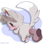  1:1 anal anal_penetration anus blush duo female feral generation_5_pokemon genitals hi_res interspecies konzaburou male male/female male_penetrating minccino nintendo penetration penis pokemon pokemon_(species) pokephilia pussy sex 