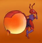  ant anthro arthropod arthropod_abdomen athletic_wear belly belly_expansion bursting expansion female food hi_res honey_(food) honeypot_ant hymenopteran inflation insect meco_(nezzieplump) nezzieplump pinup popping pose solo 