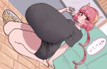  animal_humanoid big_breasts breasts clothing curled_horn curved_horn dragon dragon_humanoid eating female hair hi_res horn horned_humanoid huge_breasts humanoid hyper hyper_breasts ilulu kneeling lemonbizate_(artist) long_hair miss_kobayashi&#039;s_dragon_maid pink_hair shirt short_stack solo thick_thighs tight_clothing topwear 