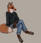  canid canine cherrvak clothing female foot_wraps fox hoodie isabelle_chloraker mammal solo tail topwear wraps 