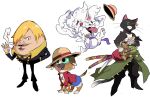  absurd_res anthro black_body bodily_fluids canid canine canis chihuahua clothed clothing cosplay crying_laughing cyberlord1109 domestic_dog egg female god_mode group hi_res humpty_dumpty kitty_softpaws laugh male mammal monkey_d._luffy one_piece perrito_(puss_in_boots) puss_in_boots_(film) puss_in_boots_the_last_wish roronoa_zoro sanji_(one_piece) smile tears teeth tongue tongue_out toony toy_dog trio wolf 