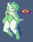  absurd_res anthro big_butt breasts bunny_costume butt clothing costume fakemon female fusion gardevoir generation_3_pokemon generation_4_pokemon hi_res huge_butt hybrid_pokemon lopunny medium_breasts nintendo nokamiwd not_furry pokemon pokemon_(species) pokemon_fusion red_eyes simple_background solo thick_thighs wide_hips 