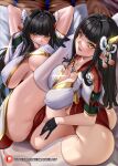  absurd_res big_breasts big_butt black_hair breasts butt camel_toe enmanuelart female female/female hair hand_on_butt hi_res hinoa_(monster_hunter) humanoid incest_(lore) minoto_the_hub_maiden nipple_outline not_furry sibling_(lore) sister_(lore) sisters_(lore) 