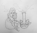  absurd_res after_transformation animate_inanimate bean_bag beanwater bong domestic_cat drugs duo ear_piercing felid feline felis female half-closed_eyes hi_res human lilly(twinky) mammal marijuana marlowe(beanwater) narrowed_eyes piercing smoke trans_(lore) trans_woman_(lore) 