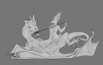  anthro anthro_on_feral anthro_penetrated bestiality breast_grab breasts cowgirl_position deer dragon duo female feral feral_penetrating feral_penetrating_anthro from_front_position fur hand_on_breast holding_leash holding_object horn larger_male leash leash_pull looking_at_another looking_at_partner looking_pleasured lying male male/female mammal muzzle_(object) muzzled on_back on_bottom on_top penetration sex size_difference small_dom_big_sub smaller_female smile spread_legs spreading tail velannal wings 