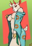  animal_crossing anthro areola asian_clothing azzy184 big_breasts blue_clothing blue_kimono breasts clothing deer east_asian_clothing eyeshadow female fur green_background hi_res horn japanese_clothing kimono looking_at_viewer makeup mammal navel nintendo nipples orange_eyes pink_areola pink_nipples red_background red_eyeshadow red_horn shino_(animal_crossing) simple_background solo tan_body tan_fur thick_thighs undressing white_body white_fur wide_hips 