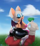  a_z_artist bat big_breasts big_butt breasts butt echidna facesitting female female_on_top hi_res knuckles_the_echidna male male/female mammal monotreme on_top rouge_the_bat sega sitting_on_another sonic_the_hedgehog_(series) 