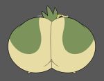  2023 ambiguous_gender anthro big_butt biped butt derius digital_media_(artwork) generation_5_pokemon hi_res huge_butt huge_thighs hyper hyper_butt hyper_hips hyper_thighs looking_back nintendo nude pokemon pokemon_(species) rear_view simple_background snivy solo thick_thighs wide_hips 