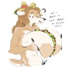  anthro big_breasts breasts british_accent brown_body brown_fur brown_hair buckteeth cheese clothing dairy_products deer dialogue dullvivid english_text female fiona_fawnbags_(dullvivid) food fruit fur hair hat hat_only headgear headgear_only headwear headwear_only hi_res huge_breasts humor lettuce mammal markings mostly_nude multicolored_body multicolored_fur new_world_deer olive_(fruit) open_mouth open_smile plant sagging_breasts simple_background smile solo sombrero spots spotted_body spotted_fur spotted_markings tan_body tan_fur tan_spots teeth text tomatoes two_tone_body two_tone_fur vegetable white-tailed_deer white_background wide_eyed 