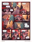  3:4 anthro bdsm begging beruca_(glopossum) blush bondage bound breasts bridge_piercing canid canine canis chloe_(glopossum) clothing comic dialogue digital_media_(artwork) domestic_dog dragon english_text facial_piercing forked_tongue genitals glopossum hi_res latex latex_clothing mammal neovagina nose_piercing penis penis_on_face piercing pussy reptile restraints rope rope_bondage rope_harness scalie septum_piercing shiba_inu spitz straddling teasing text tongue tongue_out tongue_piercing trans_(lore) trans_woman_(lore) whining 